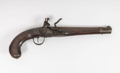 AUTRICHE, début du XIXème siècle Cavalry flintlock pistol, model 1798.

Unsigned...