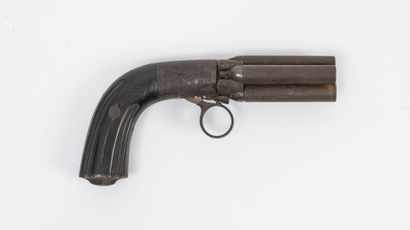 BELGIQUE, milieu du XIXème siècle Pistolet-revolver à percussion à capsule, système...