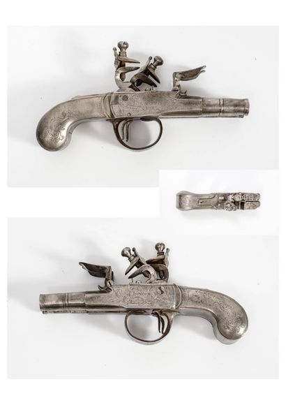 ANGLETERRE, fin du XVIIIème ou début du XIXème siècle Jean STAS, London

Petit pistolet...