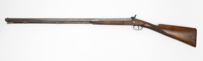 BELGIQUE, milieu du XIXème siècle Single-shot capsule percussion rifle.

Lock and...
