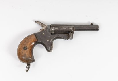 BELGIQUE, fin du XIXème ou début du XXème siècle Petit pistolet à percussion annulaire,...