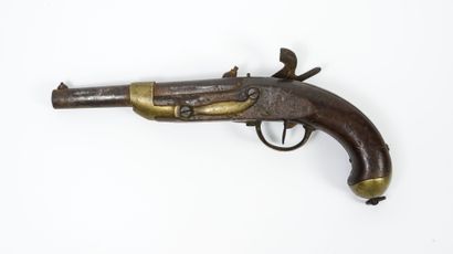 FRANCE, première moitié du XIXème siècle (modifié) Manufacture Royale de Mutzig.

Pistolet...