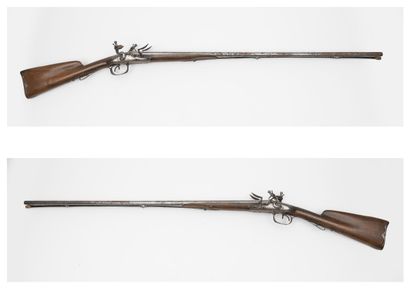 France, fin du XVIIIème siècle DELONG in Rennes

Flintlock hunting rifle, with two...