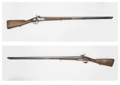 FRANCE [?], premier tiers du XIXème siècle (modifié) Flintlock [regulation ?] rifle,...