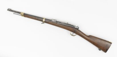 MANUFACTURE DE CHATELLERAULT Carabine GRAS, mod. 1874.

Canon rayé. Calibre 11 mm.

Bronzage...