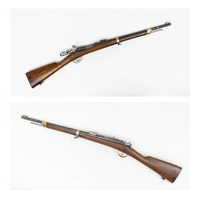 MANUFACTURE DE CHATELLERAULT GRAS rifle, mod. 1874.

Rifled barrel. Caliber 11 mm.

Bronzing...