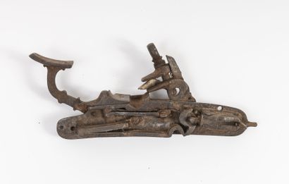 ITALIE, seconde moitié du XVIIIème ou début du XIXème siècle Rifle lock, chenapan...