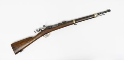 MANUFACTURE DE CHATELLERAULT GRAS rifle, mod. 1874.

Rifled barrel. Caliber 11 mm.

Bronzing...