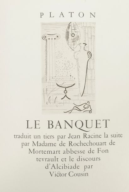 PLATON Le banquet.

Burins originaux de Roger VIEILLARD. 

Editions La nouvelle édition,...