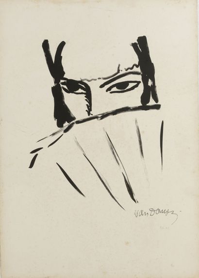 Jean CARZOU (1907-2000) Gisèlle, 1966.

Lithographie en couleur sur papier.

Signé...