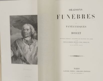 BOSSUET Oraisons funèbres et panégyriques , nouv. ed. ill. de grav. dap. Murillon,...