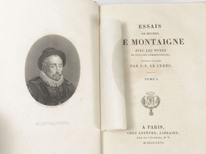 Michel de Montaigne Essais avec les notes de tous les commentateurs. Edition publiée...