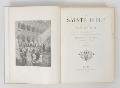 LA SAINTE BIBLE. New translation according to the Vulgate by Messrs J.-J. Bourassé...