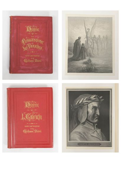 DANTE La Divine comédie.

L'Enfer - Le Purgatoire - Le Paradis.

Deux volumes grand...