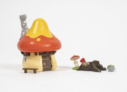 PEYO PIXI, Paris.

Collection Mini & Village Schtroumpf.

The red and yellow mushroom...
