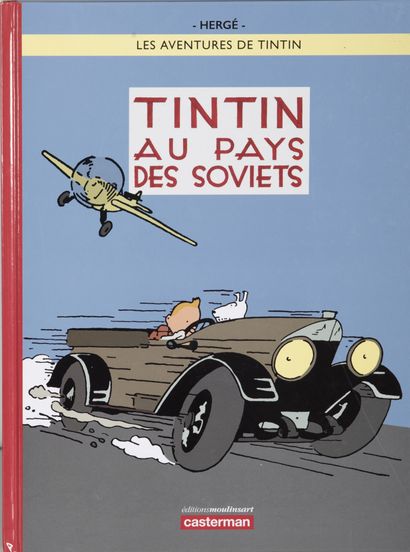 HERGÉ (1907-1983) Lot de quatre albums comprenant :

- Tintin Reporter du petit "vingtième"...
