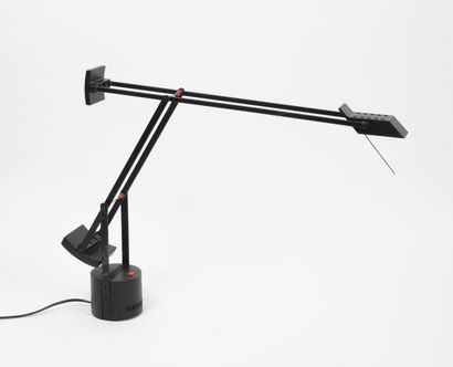Richard SAPPER (1932-2015) Desk lamp model Tizio (small model).

In black painted...