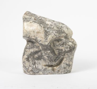 Israel Shoshany ACHIAM (1916-2005) 
Head.





Sculpture in grey veined marble. 





Signed...