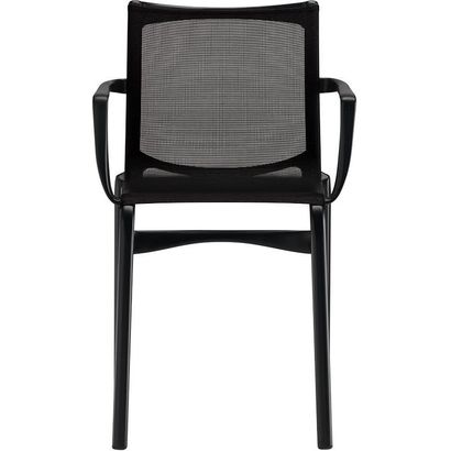 Alberto MEDA (1945) Suite of three bridge chairs model 417.

Highframe.

In black...