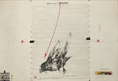 Vladimir Veli?kovi? (1935-2019) Birds / fig. 4, 1975. 

Lithographie sur papier.

Signé,...