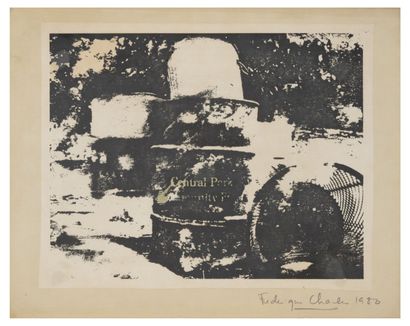 Frédérique CHARLES (XXème - XXIème siècle) Central Park, 1980.

Print on paper glued...