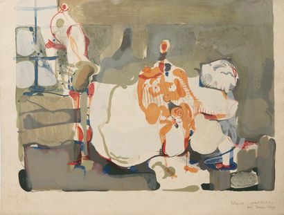 Paul REBEYROLLE (1926-2005) Femmes.

Lithographie en couleurs sur papier. 

Épreuve...