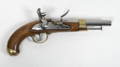 FRANCE, Manufacture Impériale de Saint Etienne Pistolet de cavalerie à silex, modèle...