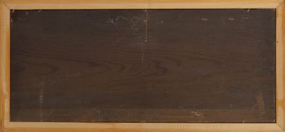 César PATTEIN (1850-1931) Paysage de Sommier. 

Huile sur toile marrouflée sur panneau....