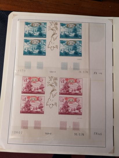 POLYNESIE, Emissions 1950/1998 Poste, PA, Blocs : Belle collection de timbres neufs,...