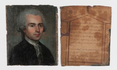 Ecole de la seconde moitié du XVIIIème siècle Portrait de S.J. DEBAVAY (1751-1822)...