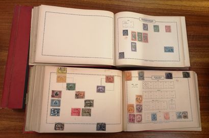 TOUS PAYS Ensemble de timbres, contenu dans 3 albums et des enveloppes.