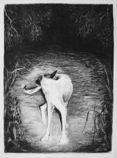 LOUISE VENDEL 
GHOST, 2021

Charcoal on paper

76 x 56 cm



ATELIER #35 LOUISE VENDEL

Born...