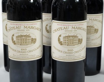 CHÂTEAU MARGAUX Lot of 9 bottles, 1995.

Good condition.

Small stains on some labels...