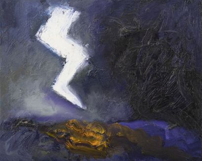Patrick LANNEAU (1951) Untitled, 1991.

Oil on canvas.

Signed and dated on the back.

33...
