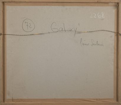 Pierre SAULNIER (1952) Galaxy, 1980.

Pastel on paper. 

Signed and dated lower right....