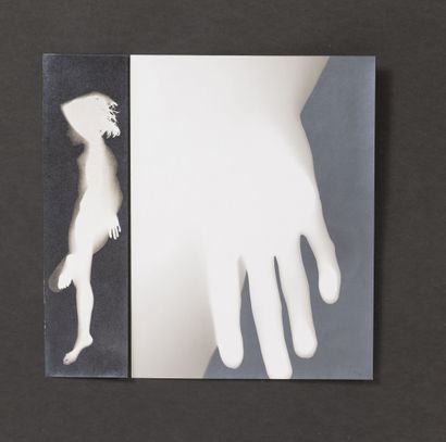 Floris Michael NEUSÜSS (1937-2020) Photogrammes (silhouette et main), circa 1970....