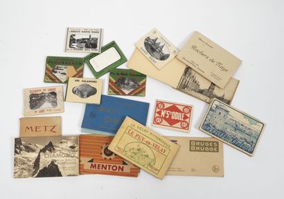 FRANCE, fin du XIXème - début du XXème siècle Album de cartes postales et petit vrac...