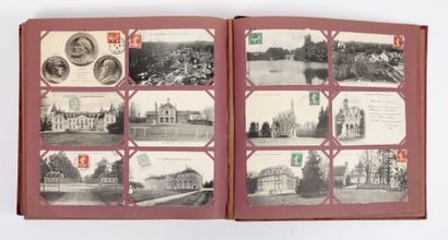 FRANCE, fin du XIXème - début du XXème siècle Album of postcards and small bulk on...