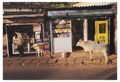 Brahmaiah DIRSIPO (1975) Shops at dawn, 2006.

Digital print on paper mounted on...