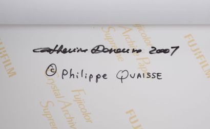 Philippe QUAISSE (XXème - XXIème siècle) Catherine Deneuve, 2007.

C-print from a...