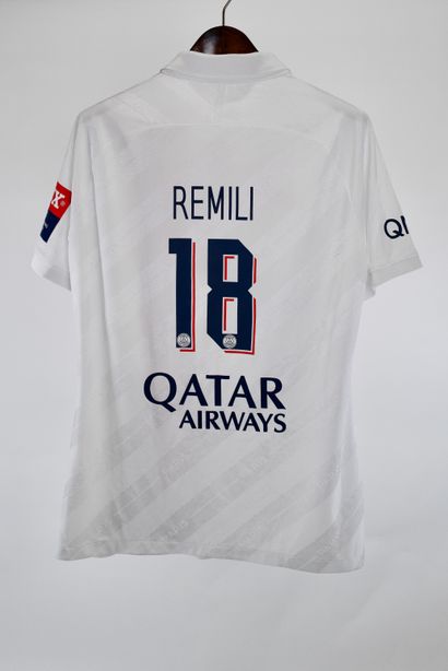 Nedim Remili 
Maillot de match Third PSG 2019/20 porté en Ligue des Champions et...