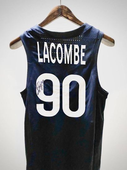 Paul Lacombe 
France Jordan Home 2020-21 match jersey worn and signed by Paul Lacombe,...