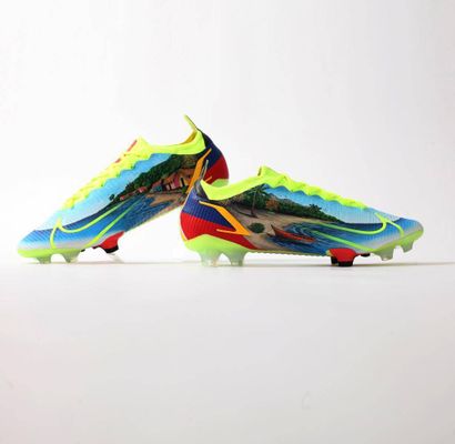 Silni, Julien Silvestrini A pair of Nike soccer cleats with unique custom design...