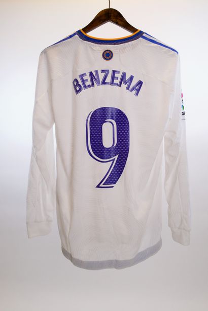 Karim Benzema 
Maillot de match Home Real Madrid 2021/22 de Karim Benzema - Taille...