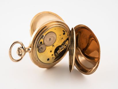 Deutsche Uhrenfabrikation, Glashütte I/S, A. LANGE & SÖHNE Montre savonnette en or...