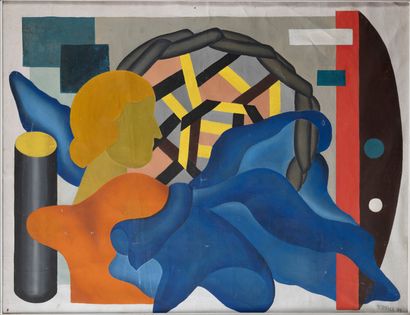Roland BRICE (1911-1989) 
Untitled, 1939.



Oil on canvas.



Signed and dated lower...