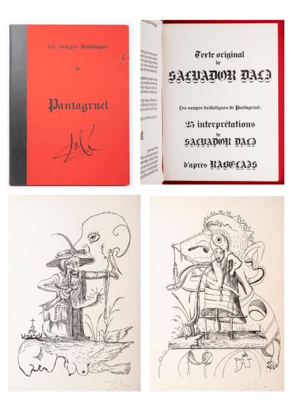 Salvador DALI (1904-1989) Pantagruel's droll dreams, 1973. [Michler & Löpsinger,...