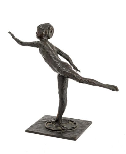 Edgar DEGAS (1834-1917) 
Danseuse, arabesque ouverte sur la jambe droite, bras gauche...