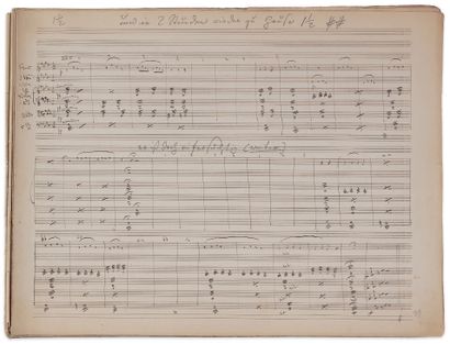 offenbach Jacques (1819-1880). 
MANUSCRIT MUSICAL autographe signé « J. Offenbach...