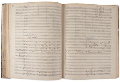 GOUNOD Charles. MUSICAL MANUSCRIPT autographed "Charles Gounod", La
Redemption, Trilogie...